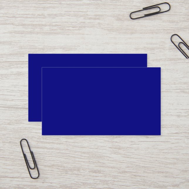 Navy Blue Business Card (Front/Back In Situ)