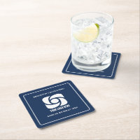 Navy Blue Business Logo Custom Company Party