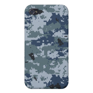 Navy Blue Camouflage iPhone 4 Speck Case