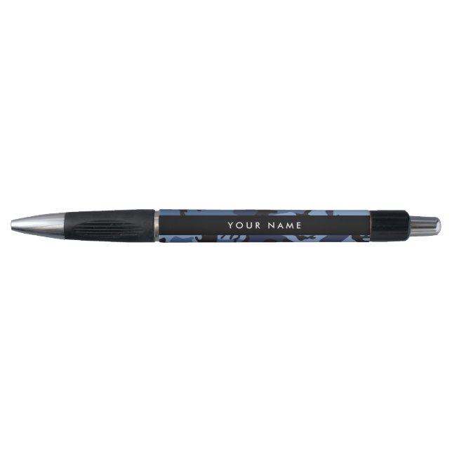 Navy Blue Camouflage Your name Personalise (Front)