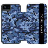 Navy Blue Camouflage Your name Personalise
