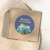 Navy Blue Camping Birthday Party