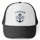 Navy Blue Captain Boat Nautical Anchor Ship