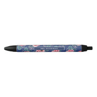 Navy Blue | Chic Watercolour Floral Personalised