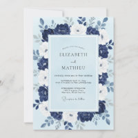 Navy Blue Chilly Winter Wedding