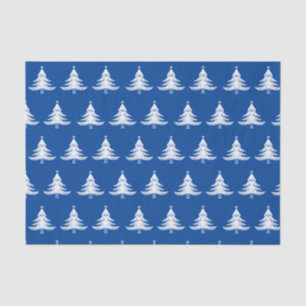 Navy Blue Christmas Tree  Tissue Paper