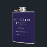 Navy Blue Classic Mens Bachelor Party Gift Hip Flask<br><div class="desc">Navy Blue Classic Mens Bachelor Party Gift Flask

Follow our store for lots more invitations and designs</div>