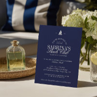 Navy Blue Coastal Chic Bachelorette Party