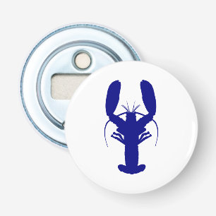 Navy Blue Coastal Decor Lobster Bottle Opener