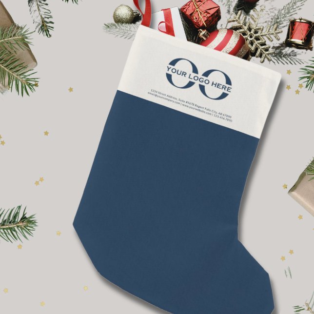 Navy Blue Company Logo Stocking (Creator Uploaded)