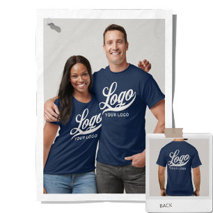 Navy Blue Company Logo Swag Business Men Women T-Shirt