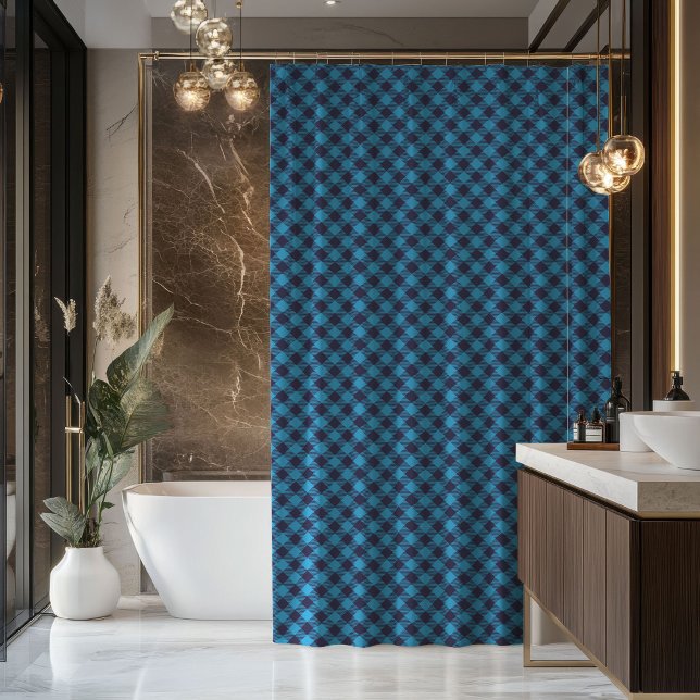 Navy Blue Curtain Timeless Tartan Gift for Men (Navy Blue Curtain Timeless Tartan Gift for Men)