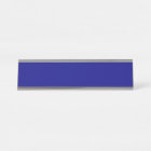 Navy Blue Desk Name Plate