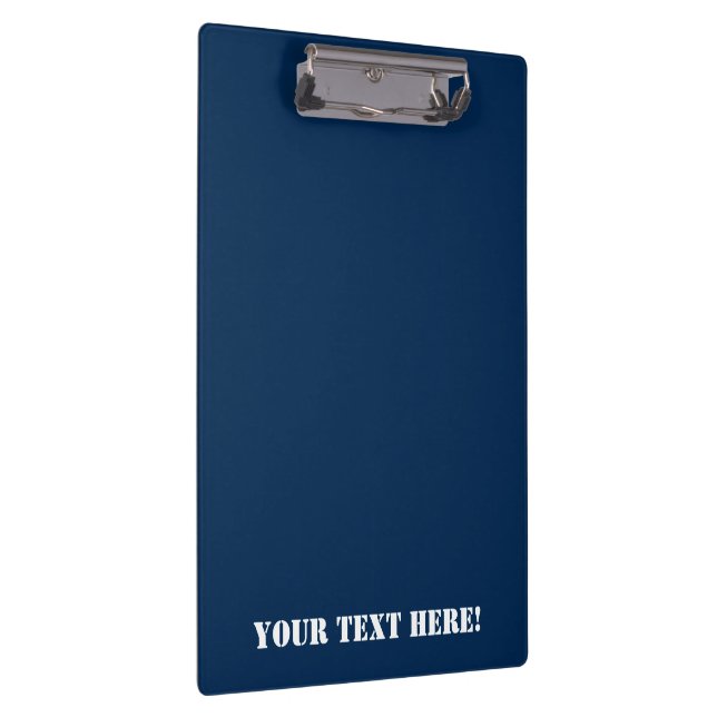 Navy Blue Digital Camo Camouflage Clipboard (Right)