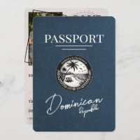 Navy Blue Dominican Republic Passport