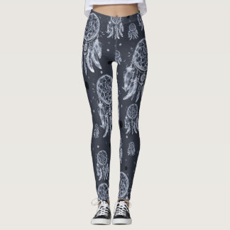 Navy blue dreamcatcher leggings