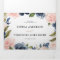 Navy Blue Dusty Blush Pink Floral Wedding 