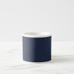 Navy Blue Espresso Cup<br><div class="desc">This dark shade of the world's most popular colour was once called marine blue and has been used by the British Navy since the eighteenth century. Navy blue represents trust and stability and is less attention-seeking than lighter shades of blue. Navy blue is conservative and evokes feelings of tradition and...</div>