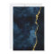Navy Blue & Gold Foil Agate Wedding Invitations