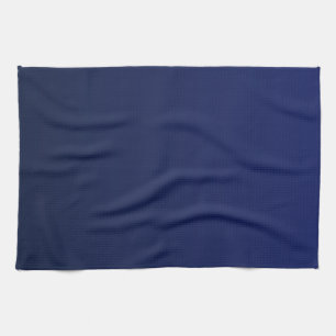 Navy Blue Gradient Deep Blue Tea Towel