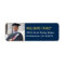 Navy Blue Graduation Photo | Return Address