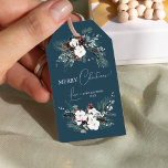 Navy Blue Greenery Vintage Merry Christmas Gift Tags<br><div class="desc">Welcome to our enchanting Navy Blue Greenery Vintage Merry Christmas Gift Tags design, where vintage charm meets modern elegance. This design features intricate watercolor greenery and subtly elegant calligraphy with simple typography, capturing the essence of traditional cosiness and rustic cottage core. With a touch of retro flair and a dash...</div>