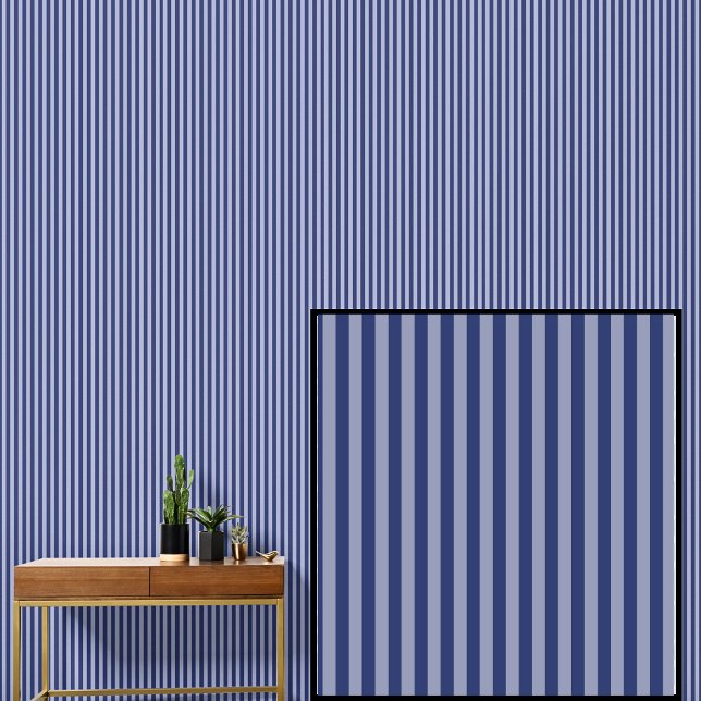 Navy Blue & Grey Stripes Wallpaper (Creator Uploaded)