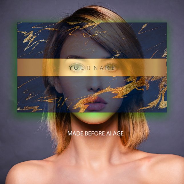 Navy Blue Grungy Gold Marble Vip Business Card2 Business Card (Navy Blue Grungy Gold Marble Vip Business Card2 Business Card)