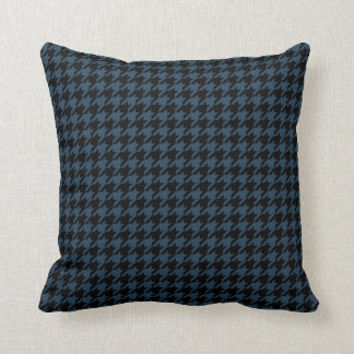 navy blue houndstooth cushion