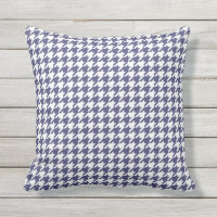 Navy Blue Houndstooth Pattern