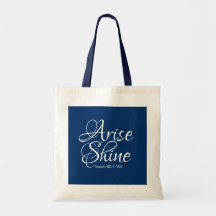 Navy Blue Inspirational Arise and Shine Christian