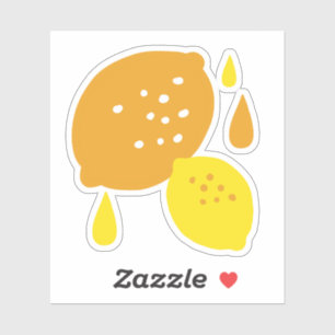 Navy Blue Lemon Art – Refreshing Citrus Design