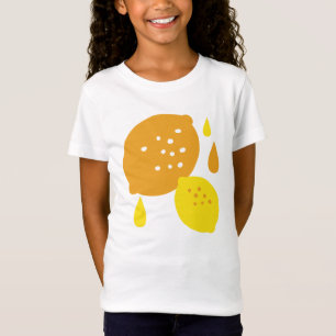  Navy Blue Lemon Art – Refreshing Citrus Design T-Shirt