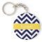 Navy Blue Lg Chevron Pineapple Name Monogram