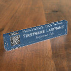 Navy Blue - Logo, Name and Professional Title