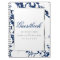 Navy Blue Marble, Silver & White  - Guest Book