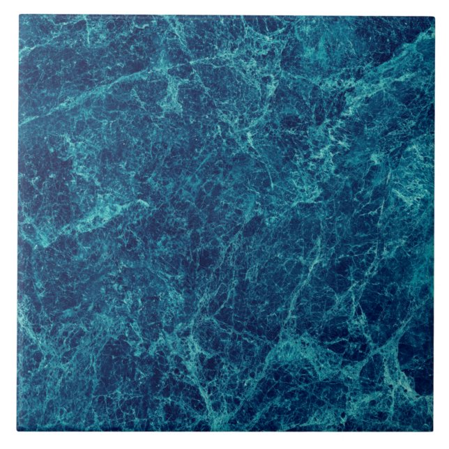Navy Blue Marble Texture Tile (Front)