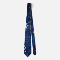 Navy blue midnight swirl galaxy abstract