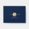 Navy blue minimalist modern wedding RSVP Envelope