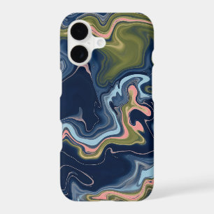 navy blue mixture of colours with green and rose