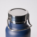 Navy Blue Monogram Water Bottle<br><div class="desc">Navy Blue Monogram Water Bottle</div>
