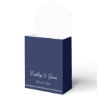 Navy Blue Nautical Wedding Favour Boxes Tent