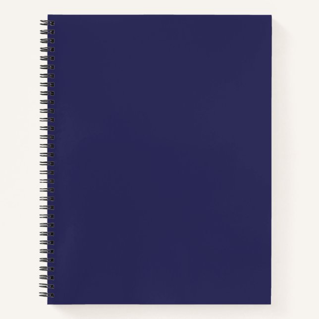 Navy Blue Notebook (Front)