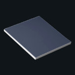 Navy Blue Notepad<br><div class="desc">This dark shade of the world's most popular colour was once called marine blue and has been used by the British Navy since the eighteenth century. Navy blue represents trust and stability and is less attention-seeking than lighter shades of blue. Navy blue is conservative and evokes feelings of tradition and...</div>