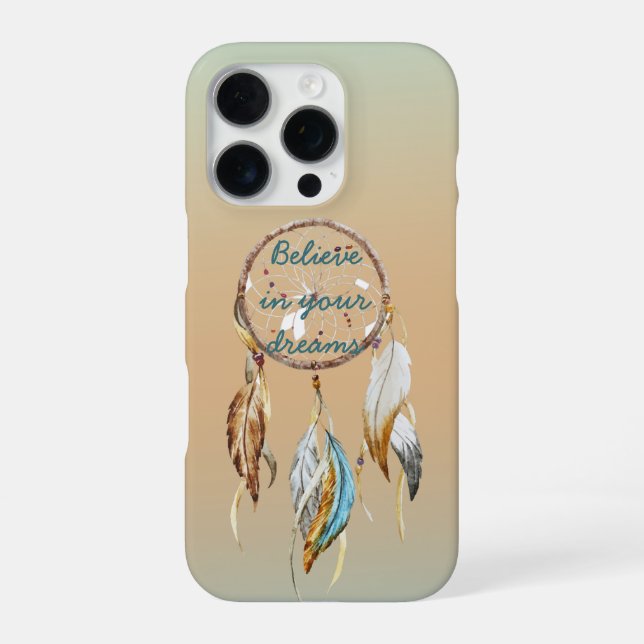 Navy Blue Ombre Dream catcher  iPhone Case (Back)