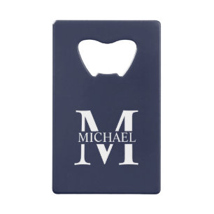 Navy Blue Personalised Monogram and Name