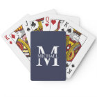 Navy Blue Personalised Monogram and Name