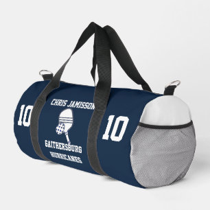 Navy Blue Pickleball Team Coach Player Duffle Bag