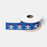 Navy Blue Pirates ribbon, Captain Jack, Pirates