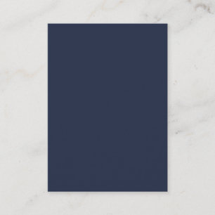 Navy Blue Place Card